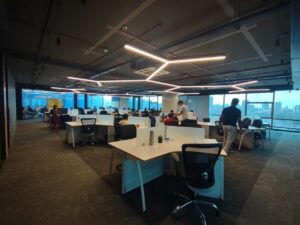 honeycomb desks view 1